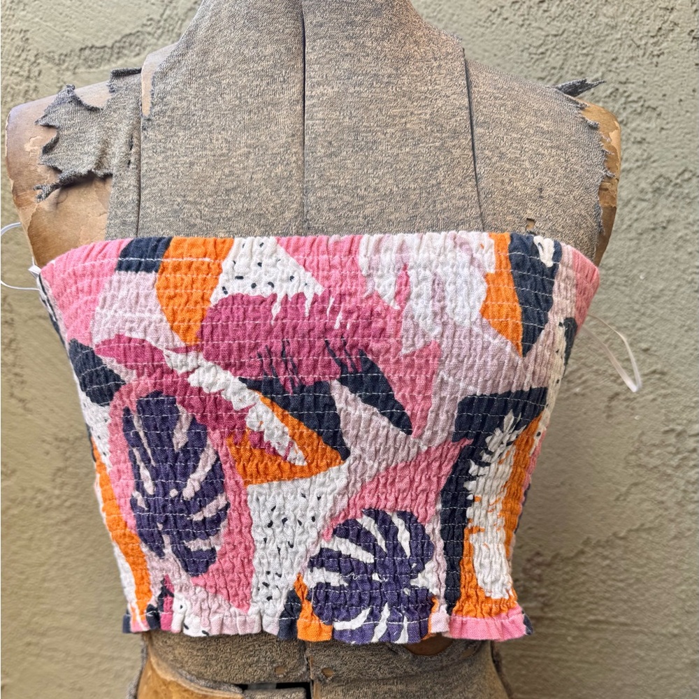 Tropical tube top